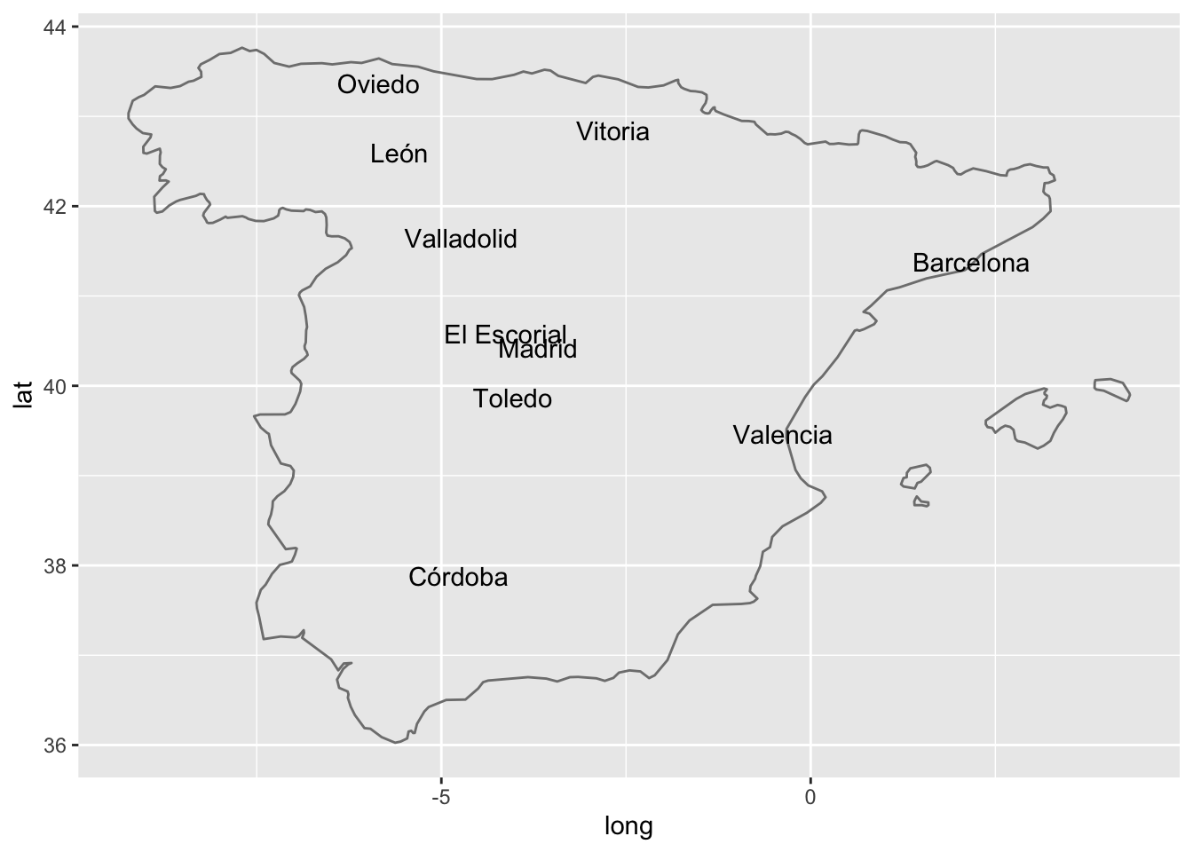 Ciudades de España donde hay un manuscrito de las _Siete Partidas_